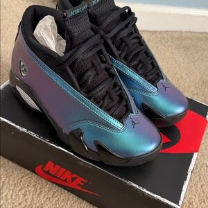 Nike Air Jordan 9 - Love Letter Iridescent Black Sneakers